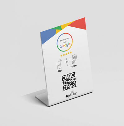 Smart Google Reviews Stand